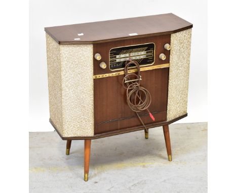 A c1960s vintage Argosy Consolette portable record player.