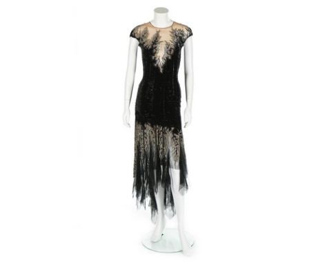 A fine and rare Alexander McQueen for Givenchy couture black sequined `flapper' dress, Spring-Summer, 1999, Givenchy couture 