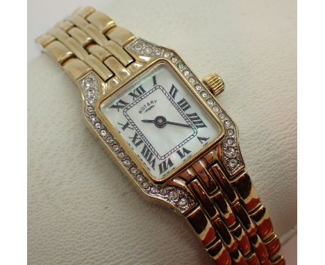 Ladies Rotary wristwatch boxed with papers 