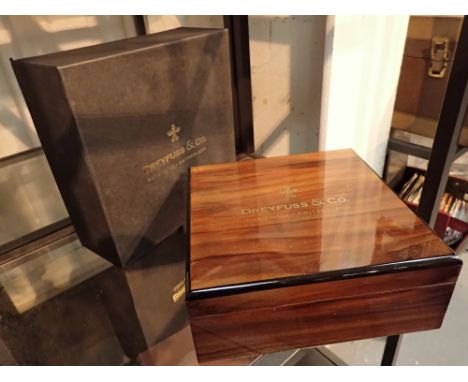 Dreyfuss wooden five watch display case 