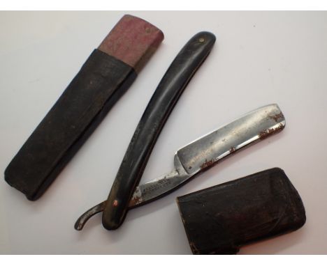 Cased cutthroat razor The Army Razor