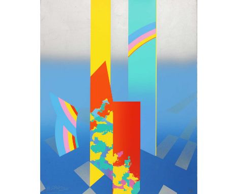 *Anthony Benjamin (1931-2002) 'Aphelion I'; 'Aphelion II', 1986 lithograph in colours, both signed 'Benjamin' in pencil l.l.,