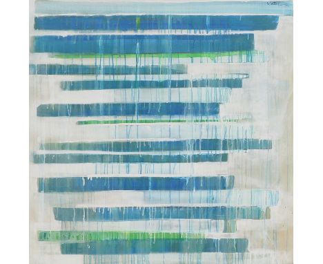 Linda Colletta (American, b.1974) 'Breeze' signed 'Li Cotton' u.r., acrylic on canvas 118 x 114cmCondition report: Some light