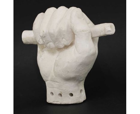 *Sir Eduardo Paolozzi RA (1924-2005) Clenched fist plaster 17 x 17 x 9cm *Artist's Resale Right may apply to this lot.Conditi