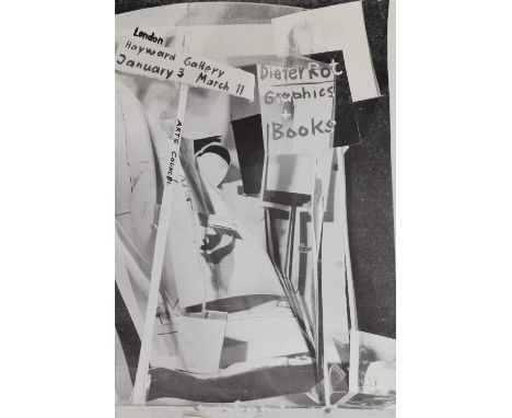 Exhibition Poster for 'Dieter Roth: Bucher &amp; Grafik', Hayward Gallery, London 1973 offset lithograph 70 x 49.5cm, unframe
