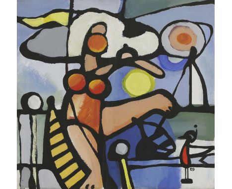 *Peter Denmark (1950-2014) Untitled dated '89 l.r., acrylic on canvas 35 x 35cm *Artist's Resale Right may apply to this lot.