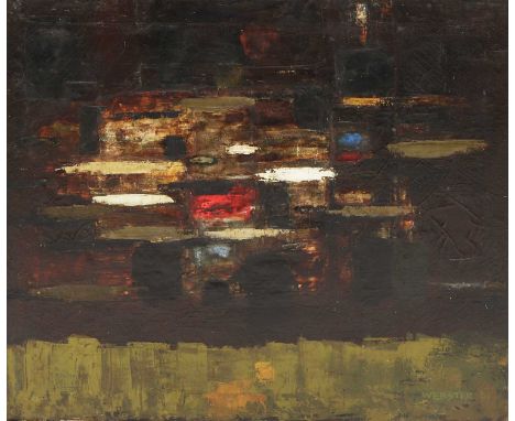 *Harry Webster (1921-2011) 'The Stream' signed and dated 'Webster 61' l.r., oil on canvas 63.5 x 67cm Exhibited: 'Harry Webst