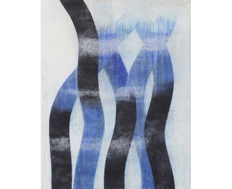 Doug Glovaski (American, b.1951) 'Appearance #32' 2014, watercolour and gouache 111 x 77cmCondition report: A very light wave