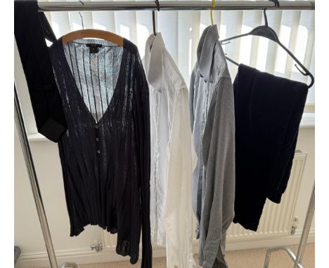 Two Gucci shirts, size 15 1/2, a Gucci silk jumper, Dolce &amp; Gabbana tie and Polo trousers, 34/32.