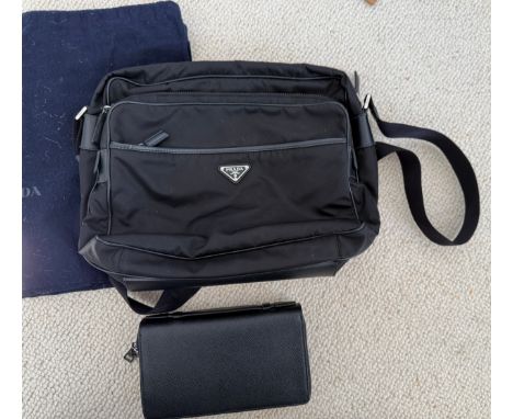 A Prada bag together with Coach wallet/ bag.
