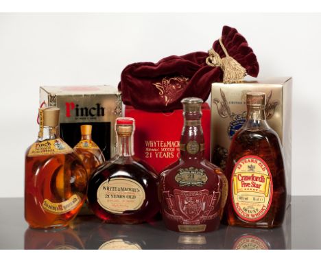 CHIVAS BROTHERS ROYAL SALUTE 21 YEAR OLD  Blended Scotch Whisky in Ruby porcelain flagon. 70cl/700ml, 40°G.L./40% volume, wit
