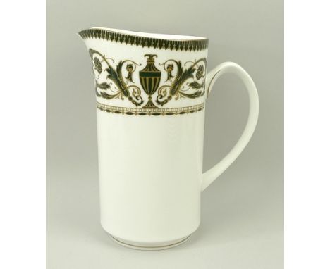 A Royal Worcester porcelain part dinner service decorated in 'Windsor' pattern, comprising; a pair of vegetable tureens and c
