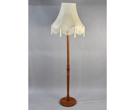 A 1970s Teak Standard Lamp 