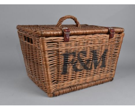 A Wicker Fortnum and Mason Hamper, 44x27cms High 