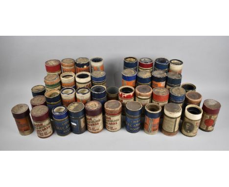 A Collection of 41 Various Edison Phonograph Cylinder Rolls 