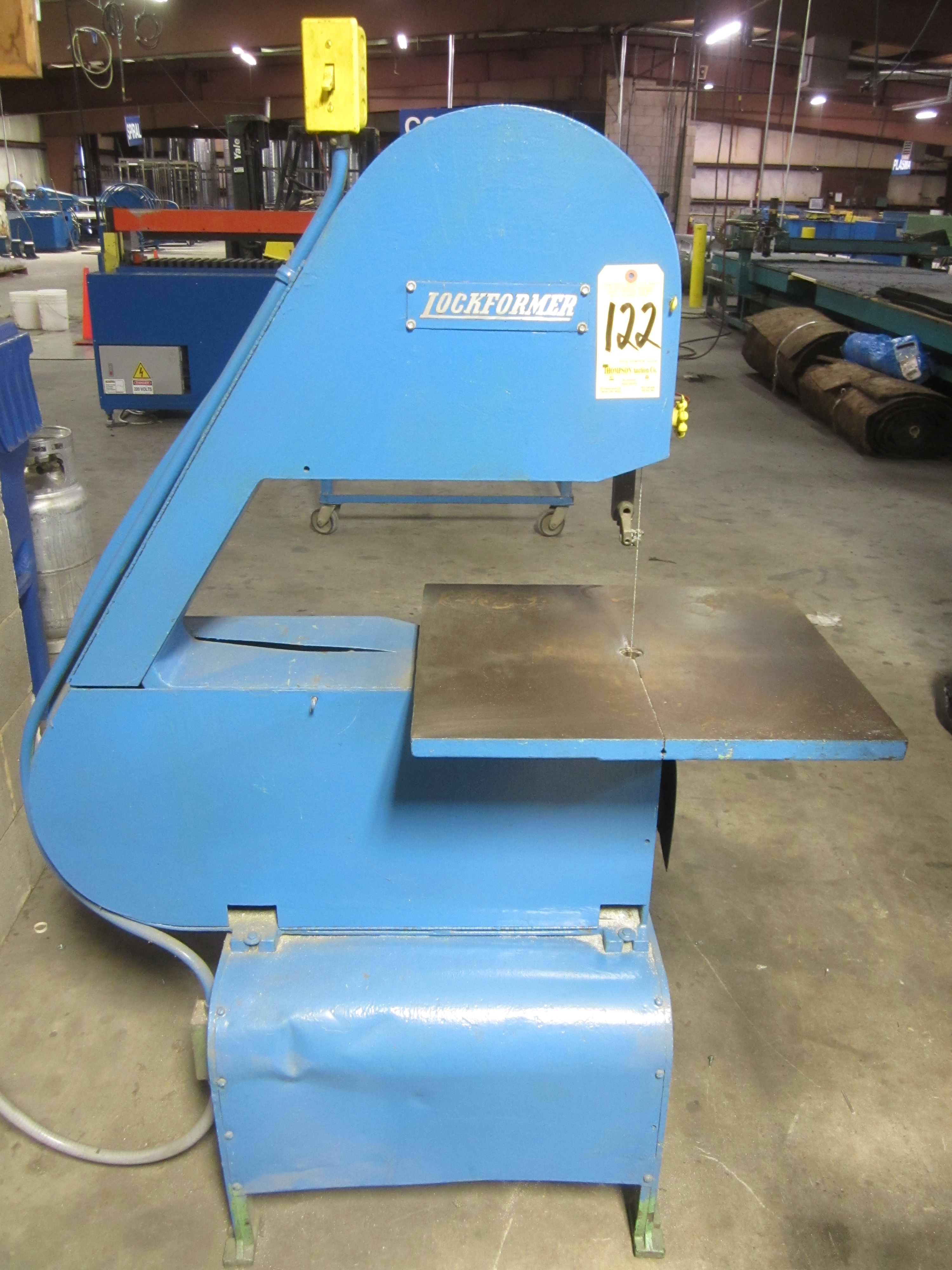 Lockformer Model 24S Vertical Band Saw, 24 Inch, with Extra Blades
