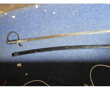 A French officers sword &amp; scabbard 