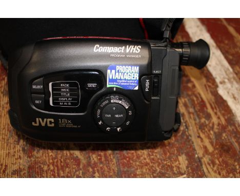 A JVC compact VHS cam corder (untested) 