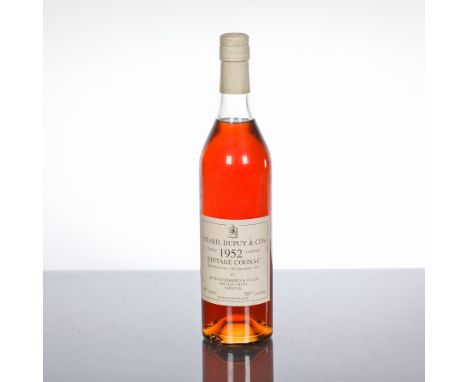 OTARD, DUPUY & CO'S 1952 VINTAGE COGNAC (EARLY LANDED)
Imported in Cask - 1953 Re-bottled - 1993 by Quellyn Roberts & Co Ltd,