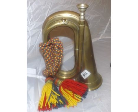 ARMY BUGLE STAMPED 1965 BY MAYERS & HARRISON WITH MOD CROWFOOT