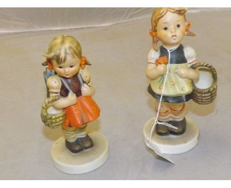 HUMMEL FIGURES SCHOOLGIRL & SISTER 51/2 TALL