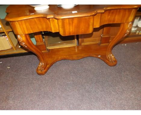 VICTORIAN  MAHOGANY CONSOLE TABLE