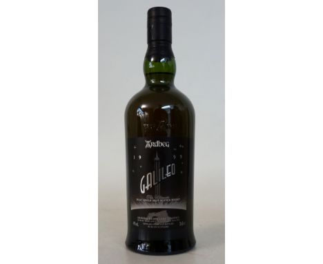 ARDBEG GALILEO
1 bottle.  Ardbeg Galileo Single Malt Scotch Whisky.  OB.  70cl.  49% abv.  Distilled 1999.  Bottled 2012.  Bo