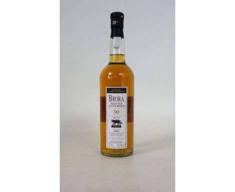 BRORA 30 YEAR OLD LIMITED EDITION 2009
1 bottle.  Brora 30 Year Old Single Malt Scotch Whisky.  OB.  70cl.  53.2% abv.  Bottl