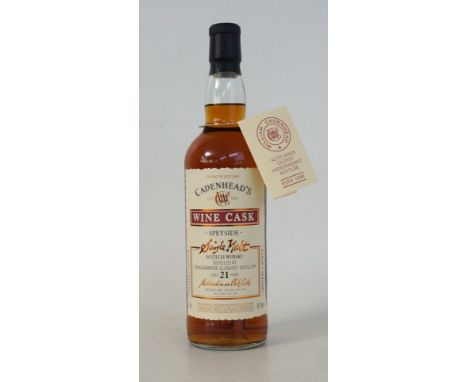 CRAGGANMORE-GLENLIVET 21 YEAR OLD - CHATEAU LAFITE WINE CASK
1 bottle. Cragganmore-Glenlivet 21 Year Old Single Malt Scotch W