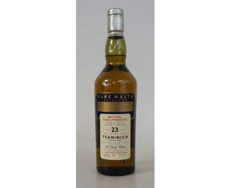 TEANINICH 23 YEAR OLD - RARE MALTS
1 bottle.  Teaninich 23 Year Old Single Malt Scotch Whisky.  Rare Malts Series.  OB.  70cl