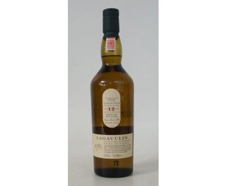 LAGAVULIN 12 YEAR OLD SPECIAL RELEASE 2006
1 bottle.  Lagavulin 12 Year Old Special Release 2006 Edition.  Single Malt Scotch