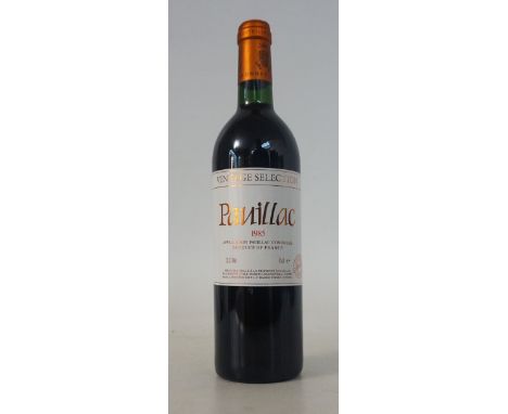 PAUILLAC 1985 VINTAGE
1 bottle.  Vintage Selection Pauillac 1985.  75cl.  12.5% abv.  The second wine of Pichon-Longueville. 