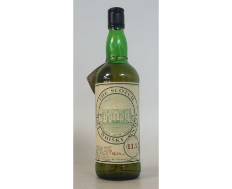 SMWS 11.1 (TOMATIN)
1 bottle.  SMWS 11.1 (Tomatin) Single Malt Scotch Whisky.  75cl.  58% abv.  The first bottling from the S
