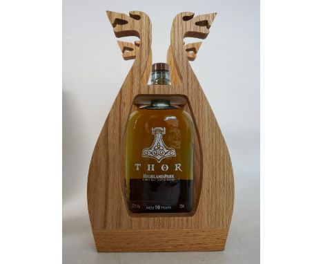 HIGHLAND PARK THOR
1 bottle.  Highland Park Thor 16 Year Old Single Malt Scotch Whisky.  OB.  700ml.  52.1% abv.  The first b