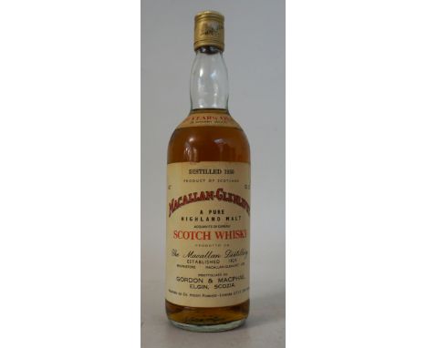 MACALLAN - 1950 25 YEAR-OLD
1 bottle.  Macallan-Glenlivet Single Malt Scotch Whisky.  Distilled 1950 by Macallan-Glenlivet. B