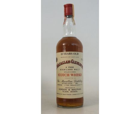 MACALLAN 15YO - GORDON & MACPHAIL
1 bottle.  Macallan-Glenlivet 15 Year Old Single Malt Scotch Whisky.  75cl.  40 degrees.  B