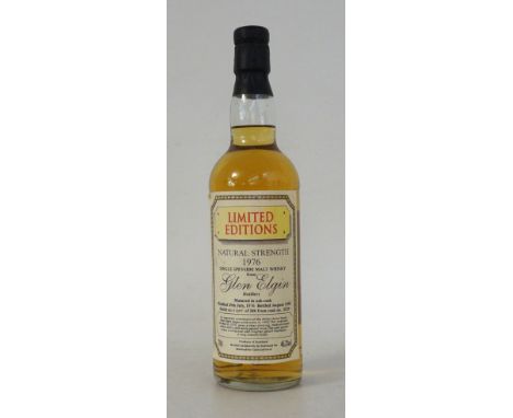 GLEN ELGIN 1976 - BLACKADDER
1 bottle.  Glen Elgin 1976, 20 Year Old Single Malt Scotch Whisky.  70cl.  46.3% abv.  Bottled b