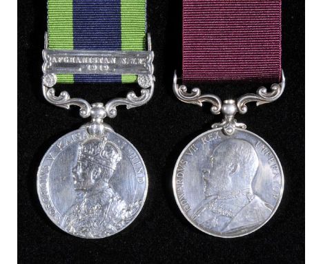 *Mixed Medals. India General Service 1908-35, G.V.R., one clasp, Afghanistan N.W.F. 1919 (36519 Pte. H.S. Hearn. R.A.M.C. ), 