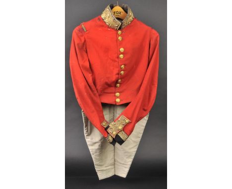 *Coatee. A rare Victorian Coatee of a Military Secretary to the Commander-in-Chief below the rank of General Officer circa 18