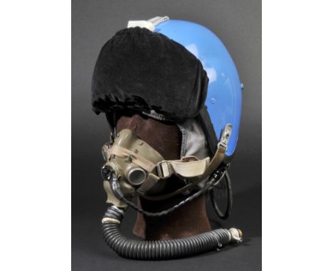 *Bone Dome. An RAF MkIa flying helmet,  with G type cloth inner, and H type oxygen mask  (1)