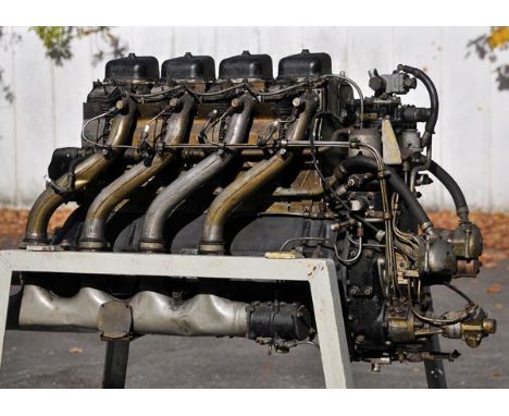 *Helicopter Engine. A Skeeter MK7 Gypsy Major 215 HP fuel injected Helicopter engine,  finely crafted with serial numbers  Re