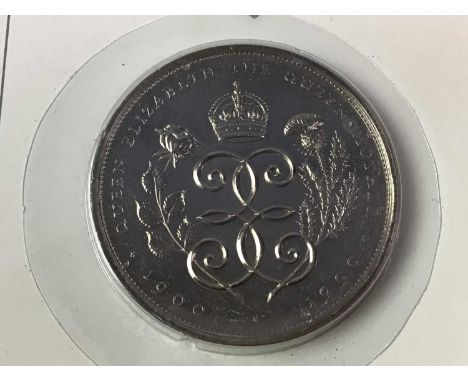 GROUP OF COINS, including a 1993 United Kingdom silver proof one pound coin, ab H.M. Queen Elizabeth The Queen Mother's 90th 