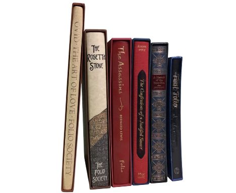 GROUP OF FOLIO SOCIETY BOOKS, comprising First Folio, A Memoir of the Forty Five, The Confessions of a Justified Sinner, The 