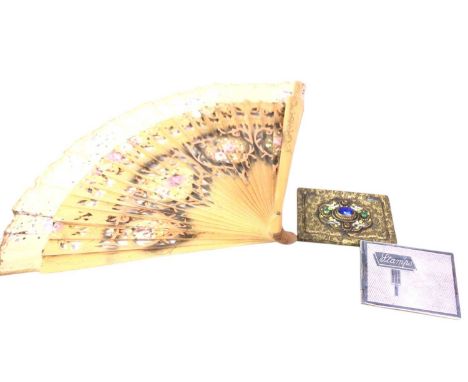 DRESSING TABLE ACCESSORIES, consisting of dressing table/handbag accessories, including shoe brushes in case, cased pens, sta