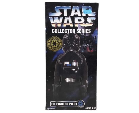 STAR WARS, A COLLECTION OF VINTAGE FIGURES, KENNER AND HASBRO comprising a Kenner Star Wars Collector Series Tie Fighter Pilo