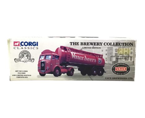 COLLECTION OF DIECAST MODEL VEHICLES, including Corgi King's of the Road Scammell Highway man Tanker, Corgi Classics Brewery 