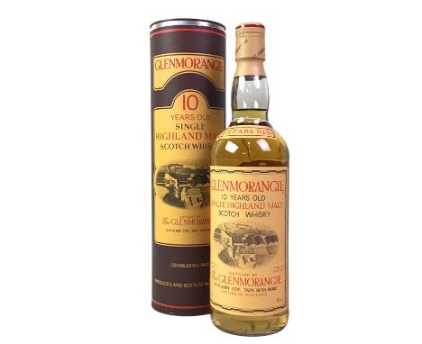 FOUR BOTTLES OF MALT WHISKY, INCLUDING 2 BOTTLES OF GLENMORANGIE 10 YEAR OLD  Glenmorangie 10 Year Old 40% ABV / 70cl x2Glenf