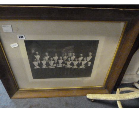 Framed Masonic Lodge Print