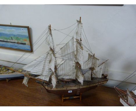 Hand Built Model Built HMS Bounty
