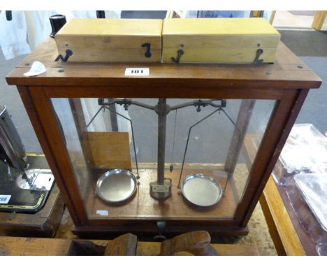Cased Set of Scales & 2 Sets of Weights
